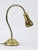 Gold Mid-Century Modern Gooseneck Brass Table Lamp, Germany, 1970s For Sale - Image 8 of 18