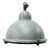 Industrial Gray Aluminum, Metal and Clear Glass Pendant Lamp For Sale