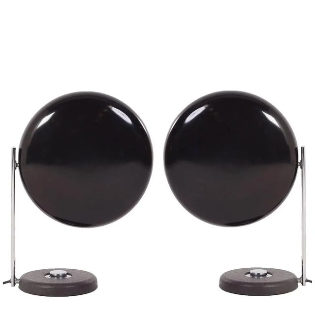 1960s Chrome Desk Lamps by Heinz Pfaender, 1962 For Sale - Image 5 of 5