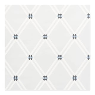 Sample - Schumacher X David Oliver Asolo Wallpaper in Blue For Sale