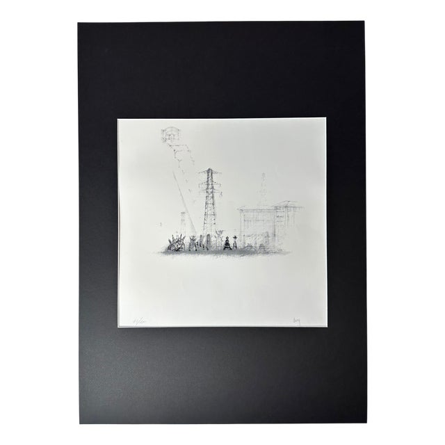 D.E.S.Y., Untitled, 1960s, Signed Screen Print, Framed For Sale