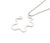 Contemporary Mid 20th Century Tiffany & Co. Frank Gehry Equus Diamond Pendant Necklace - 18k White Gold For Sale - Image 3 of 7