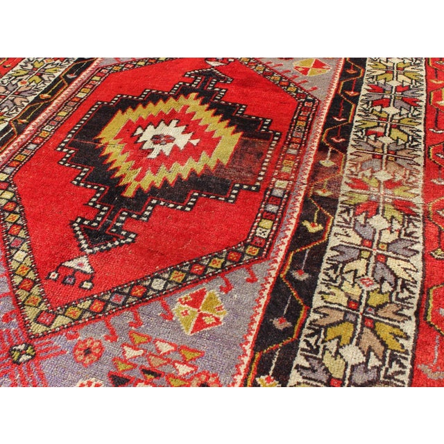 1920s Keivan Woven Arts 1920s Antique Turkish Oushak Rug - 3′7″ × 4′10″ For Sale - Image 5 of 7