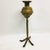 Antique 1900s Talon Base Electrified Brass Oil Lamp For Sale - Image 4 of 4