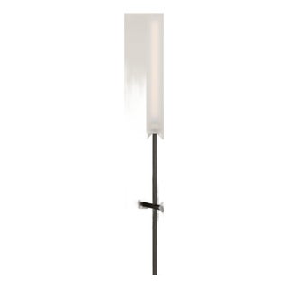 Ian K. Fowler for Visual Comfort Signature Fay 18" Sconce in Bronze with Frosted Glass For Sale