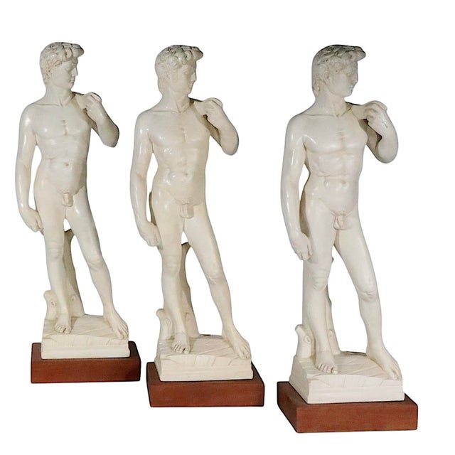 Sculpture Materials Set of Three Davids by Sergey Eylanbekov for Alva For Sale - Image 7 of 12