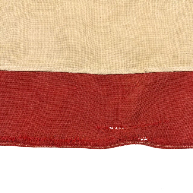 American Large Vintage Cotton American Flag With 48 Sewn Stars For Sale - Image 3 of 7