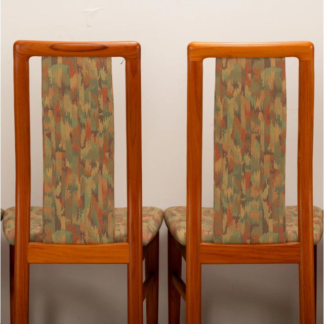 Wood 1980s Scandinavian Modern Teak Dining Chairs by Andersen Schou, Denmark - Set of 8 For Sale - Image 7 of 12