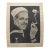 1940s Original Signed Graphite Illustration of Smiling Sailor With Cigarette, 11.5 X 9.25 In. For Sale