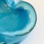 Glass Mid Century Alfredo Barbini Murano Art Glass Bowl - Bullicante Blue With Gold Flecks, Italy For Sale - Image 7 of 9