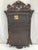 Hampton & Sons Antique Georgian Mahogany Mirror | Gilt Phoenix Crest, Hammered Gold Frame For Sale - Image 4 of 14