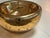 Contemporary Amber Mercury Glass Decorative Bowl For Sale - Image 3 of 12