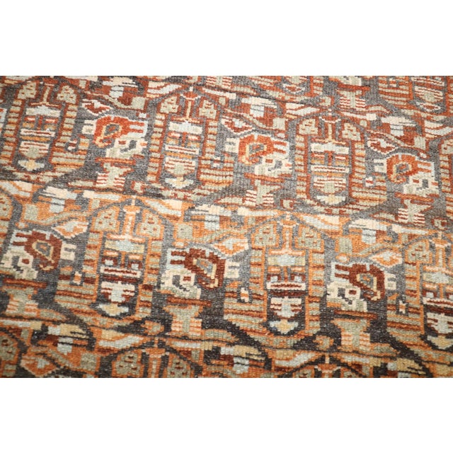 Textile Brown Malayer Paisley Gallery Runner rug no. j5193 For Sale - Image 7 of 9