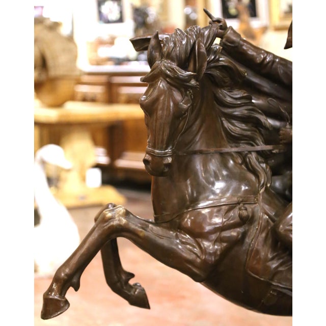 Important Early 20th Century French Bronze Sculpture of Napoleon on Horseback For Sale - Image 4 of 13