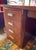 French Geometric Art Deco Rose Wood and Chrome Executive Desk W/ Bookshelves For Sale - Image 11 of 17
