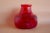 Red Scandinavian Mid-Century Modern Red Glass Vase by Erik Höglund for Bodafors, Sweden, 1960s For Sale - Image 8 of 12
