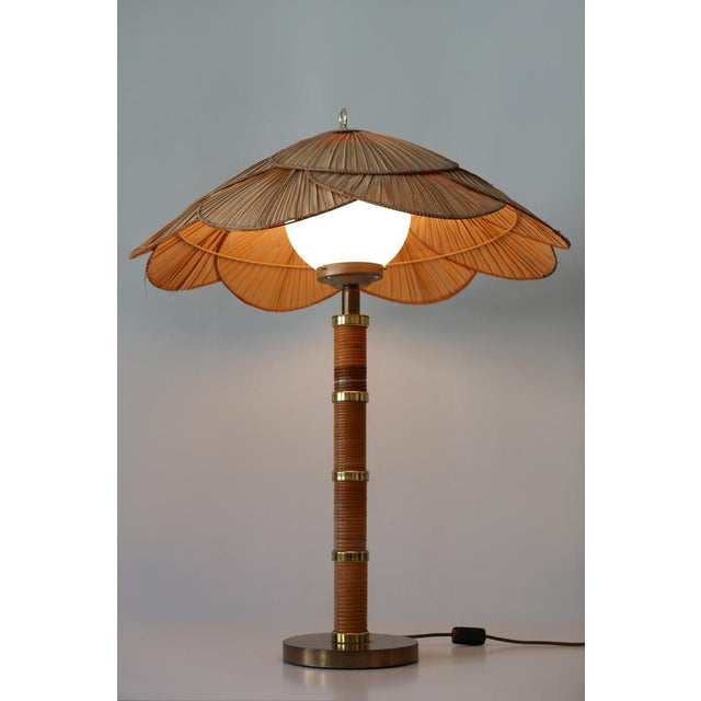 Mid-Century Modern Uchiwa Table Lamp by Miranda Ab Sweden, 1960s For Sale - Image 10 of 18