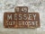 Vintage French Place Name Sign Messey-Sur-Grosne For Sale - Image 12 of 12