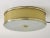 Gold Mid-Century Modern French Ceiling Lamp from Arlus, 1950s For Sale - Image 8 of 8