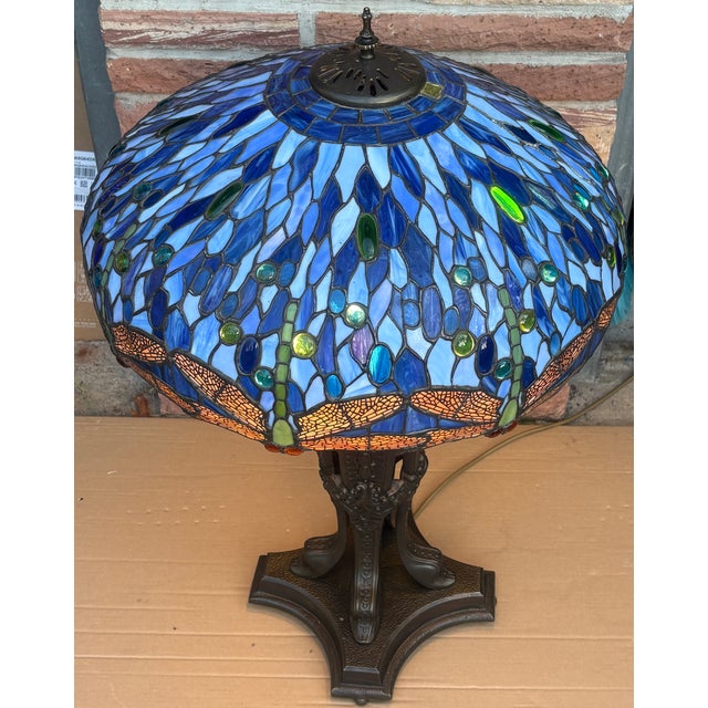 Bronze 3-Light Table Lamp from Tiffany, 1960s For Sale - Image 11 of 18