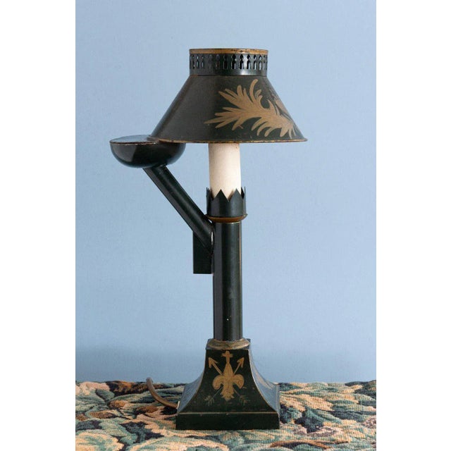 French Tole Oil Lamps, Set of 2 For Sale - Image 11 of 11
