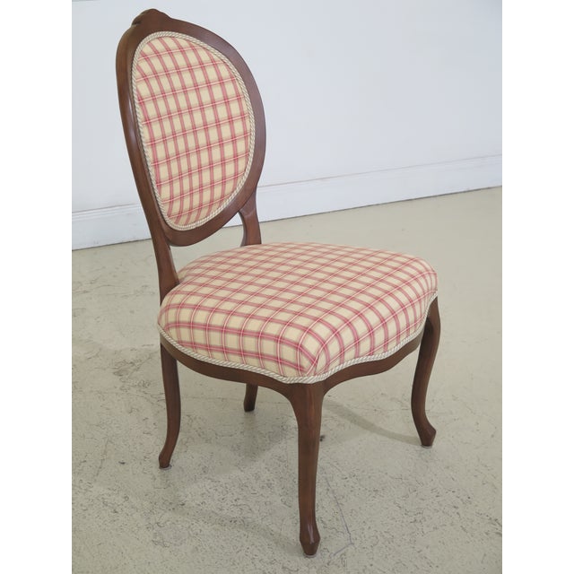 Modern Calico Corners French Style Upholstered Side Chairs A Pair