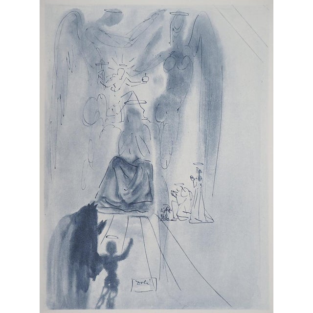 Salvador Dali, Paradise 12, The Triumph of Christ and the Virgin, Engraving For Sale - Image 7 of 8