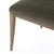 Clean mid-century shaping is updated via channeled, velvet-like seating in a greyish sage. Tapered oak legs and hand-...