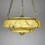 Art Deco Yellow Glass Pendant Lamp, 1930s For Sale - Image 9 of 18