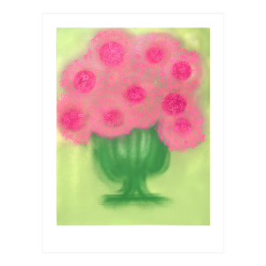 Pink Allium Flowers No.1, Original Painting