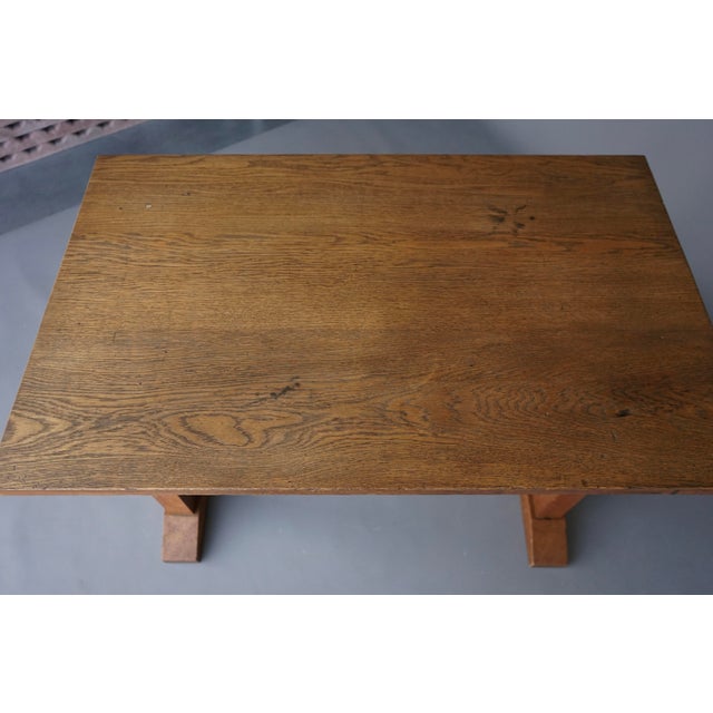 Art Deco Modernist Oak Side Table, 1930s For Sale - Image 10 of 13