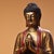 Vintage Painted Copper Buddha Statue on Double Lotus Base For Sale - Image 9 of 10