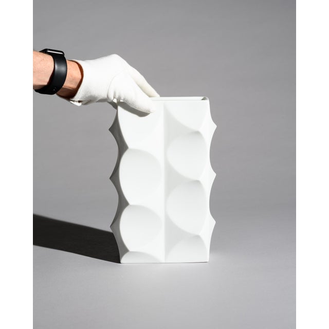 Ceramic Archais Relief Bisque Porcelain Vases by Heinrich Fuchs for Lorenz Hutschenreuther, 1960s, Set of 2 For Sale - Image 7 of 18