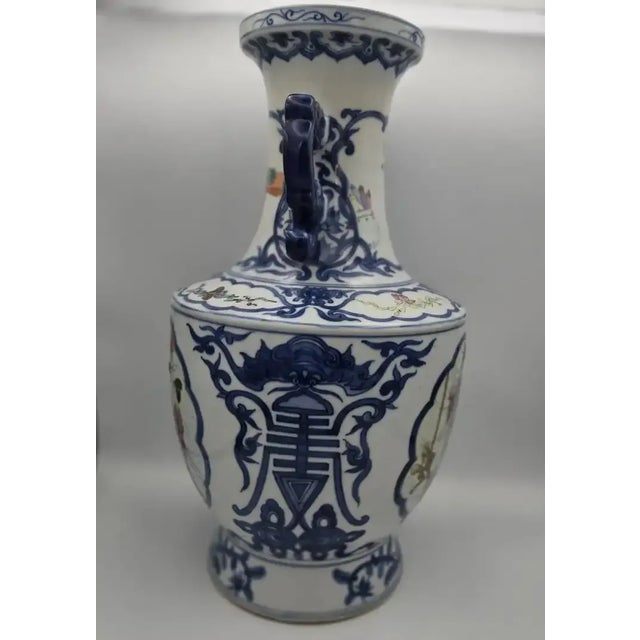 Similar items are typically described as featuring narrative scenes of oriental figures or "character stories" surrounded...