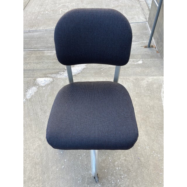 Ink Blue Industrial Tanker Chair Giò Ponti for GoodForm For Sale - Image 8 of 12