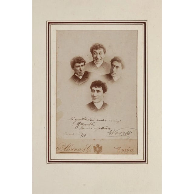 Ermete Novelli, Photo of the Great Comedian, 1887 For Sale - Image 3 of 3