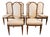 Late 20th Century Attributed to Mastercraft Burl Wood High-Back Dining Chairs, Set of 6 For Sale