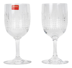 20th Century Baccarat Crystal Glasses, Set of 2