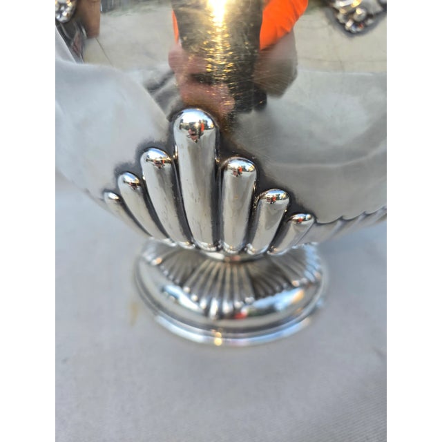 Silver Early 19th Century James Dixon & Son Sterling Monteith Bowl For Sale - Image 8 of 10