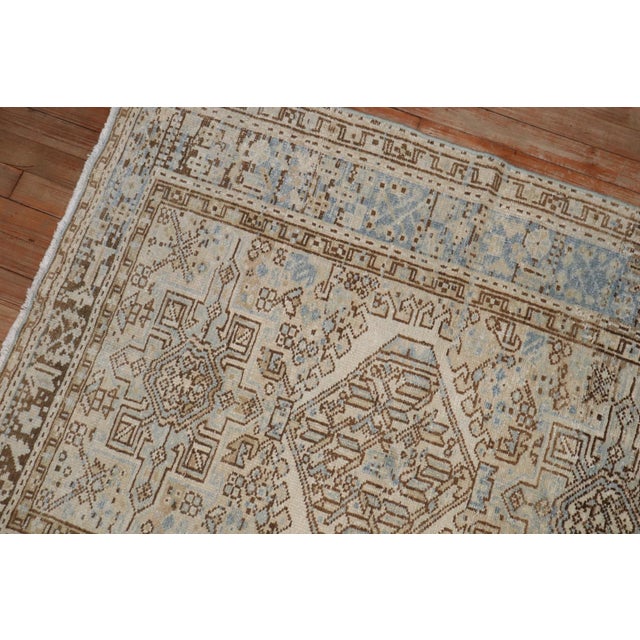 Early 20th Century Square Karadja Heriz Rug - 3'7" x 4'4" For Sale - Image 4 of 7