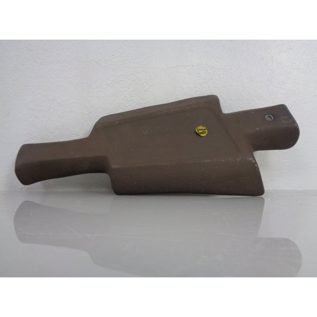 1960s Studio Ceramic Wall Vase of Prague from Keramo Kostelec, Czechoslovakia, 1960s For Sale - Image 5 of 15