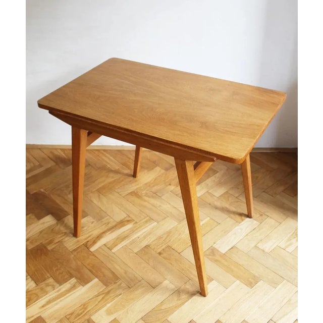 Ash Coffee Table from Up Závody, 1950s For Sale - Image 4 of 12