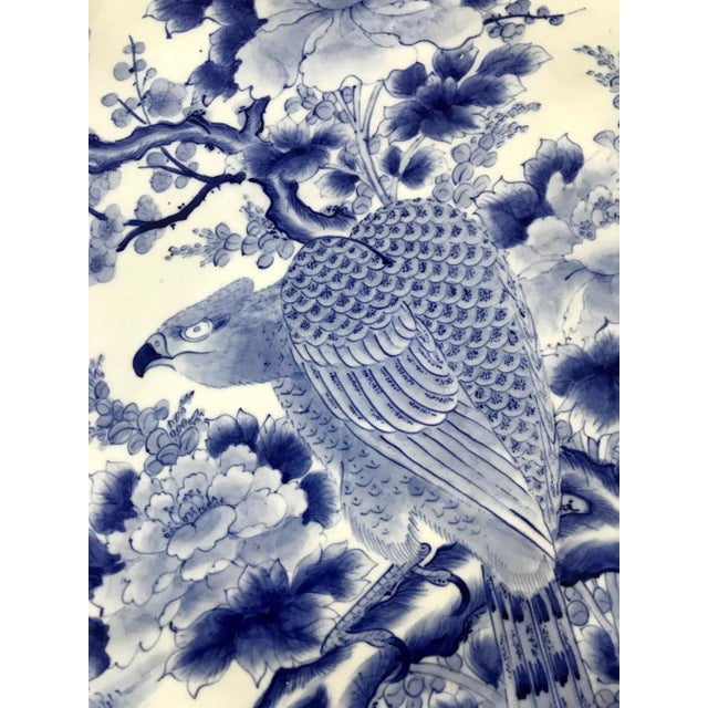 On offer is a truly impressive blue and white porcelain plate of Hizen ware, from Arita in Japan, circa mid to late-19th...