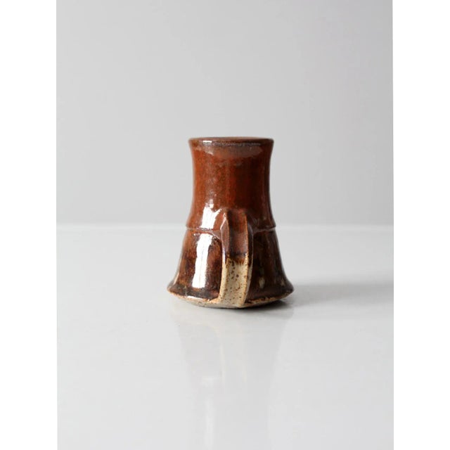 Vintage Studio Pottery Mug For Sale - Image 6 of 6