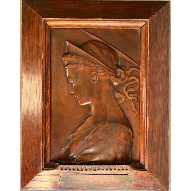 St. Cecilia - copper plate, dated 1927 - harmonie copper plate measuring 25,5 x 17 cm. saint cecilia total measurements...