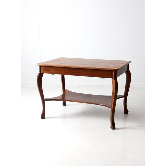 Antique Library Table For Sale - Image 10 of 12