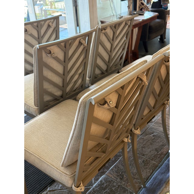 McKinnon and Harris Buie Outdoor Dining Side Chairs, Set of Six For Sale - Image 4 of 10
