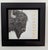 Bison by Tammy Liu-Haller | Graphite on Clayboard, Gold Leaf, Acrylic Portrait of a bison head For Sale