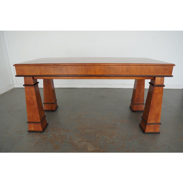 Biedermeier Vintage Hickory White Biedermeier Writing Desk For Sale - Image 3 of 13