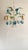 French tole chandelier with five candle arms and hand-painted blue tulips and green leaves, circa 1960s–1970s. Up to 250V...